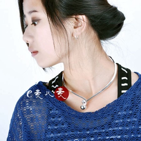 项圈 女 纯银 复古