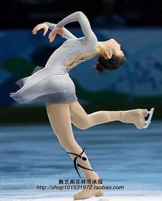 舞艺阁定制花样滑冰服装滑冰裙训练服滑冰演出服出口品质hbf570