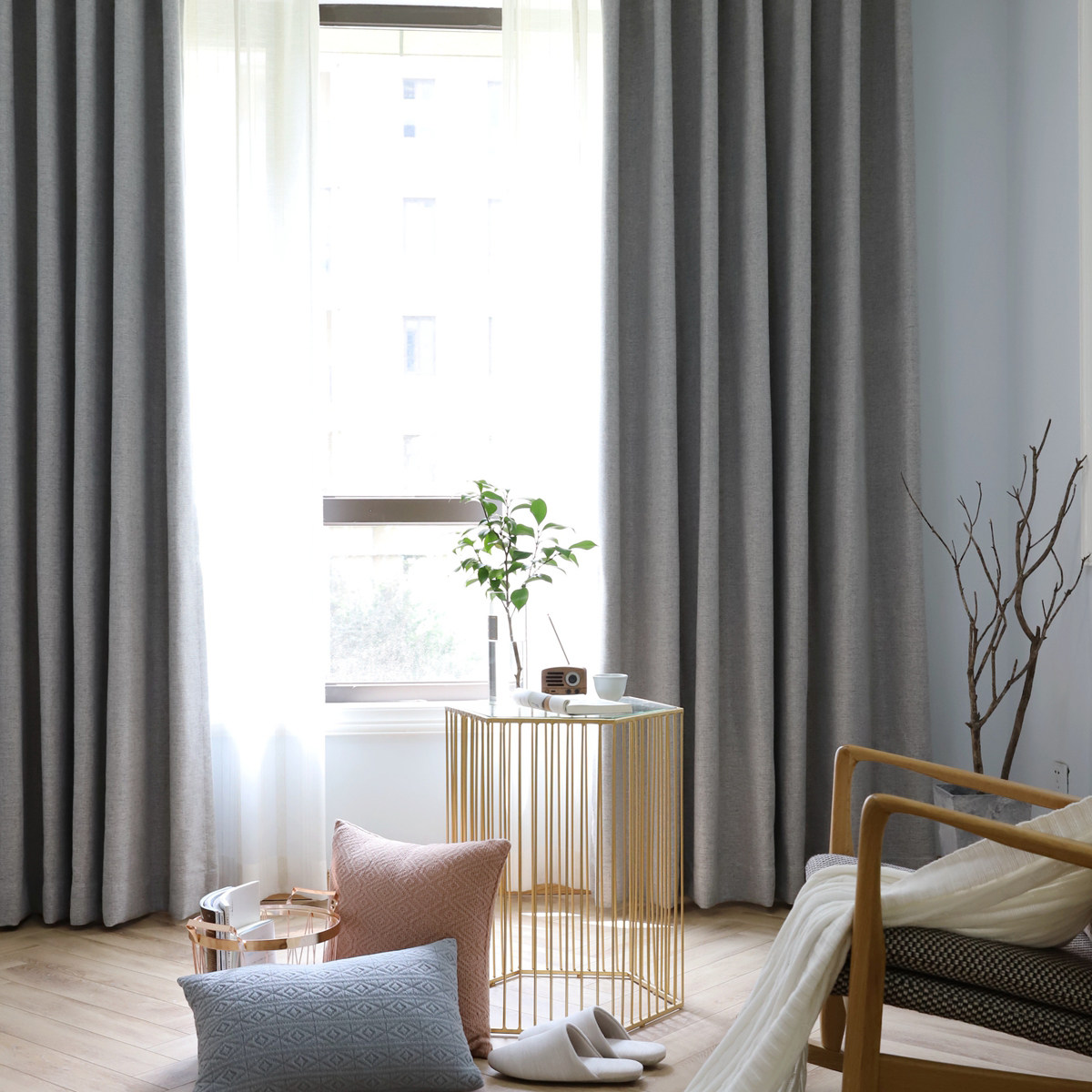 窗帘遮光 卧室北欧