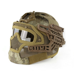 德毅营 mich2000行动版头盔 轻量化cs导轨头盔 米奇战术风镜头盔