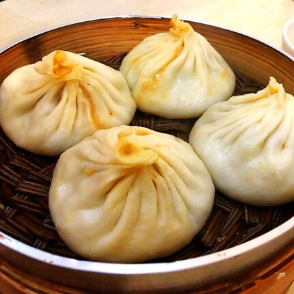 南京特色美食 尹氏汤包 鸡汁灌汤包一笼8只装 狮子桥店 当天现做_7折