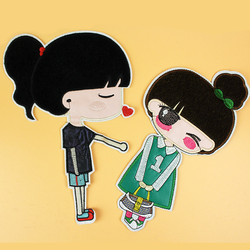 diy时尚卡通史努比女孩贴可爱衣服贴毛衣卫衣羽绒服大号补丁布贴