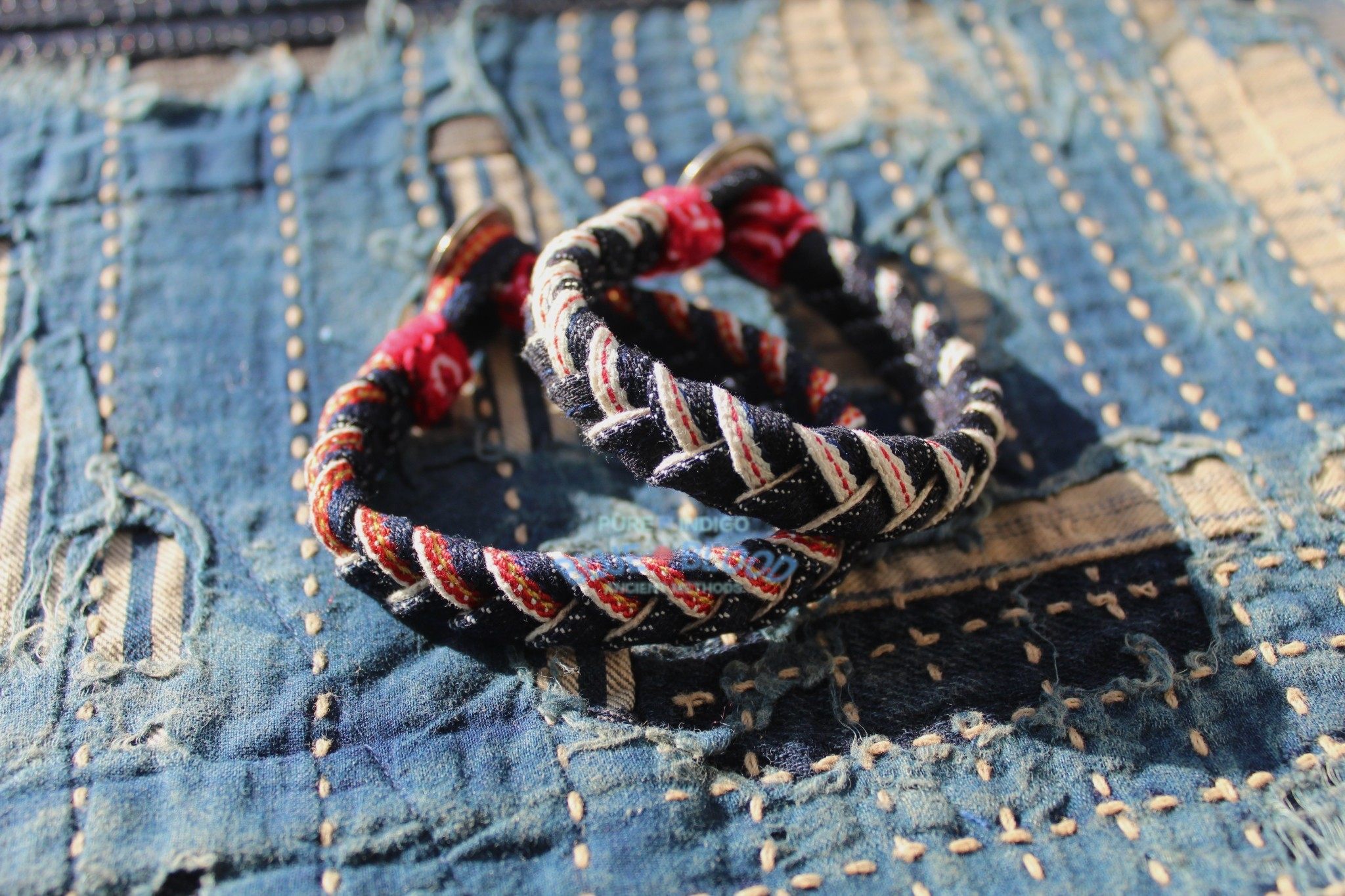 血浆blood_blue blood丹宁布denim赤耳手环 手链 腰果花古布优惠券