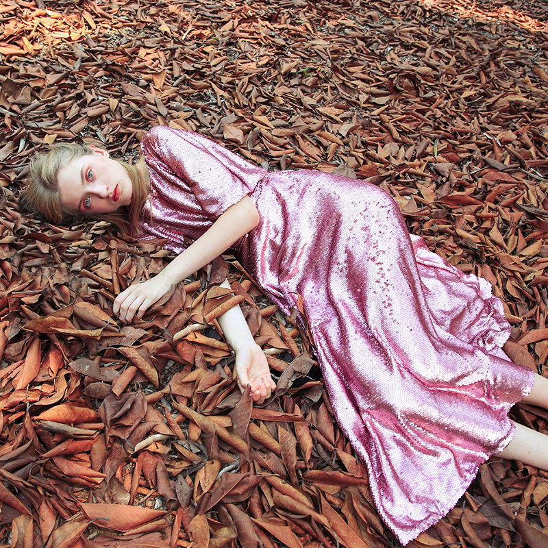 myfairlady《曙光女神》手工串珠亮片温柔玫瑰