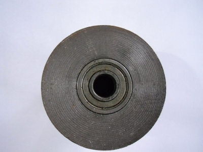 70h型轮 铁槽轮吊轮滑轮 轨道轮 大门轮 走轨金属脚轮内槽41mm