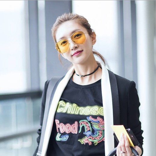 薛之谦同款链条眼镜ins女韩版潮复古原宿风街