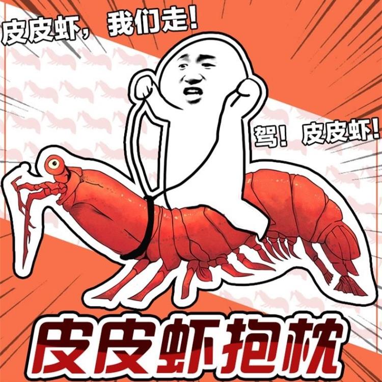 皮皮虾抱枕