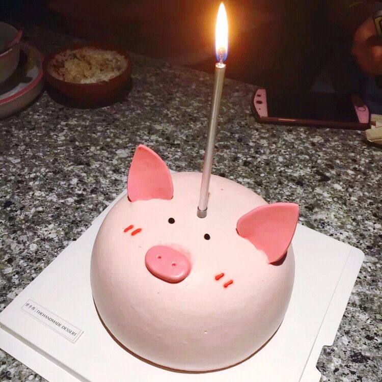 特价深圳蛋糕_定制可爱猪头蛋糕闺蜜情侣蛋糕杭州广州 深圳东莞福州