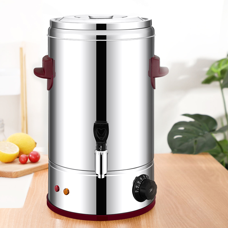 大容量不锈钢电热奶茶桶商用保温桶奶茶店加热开水桶坐月子烧水桶