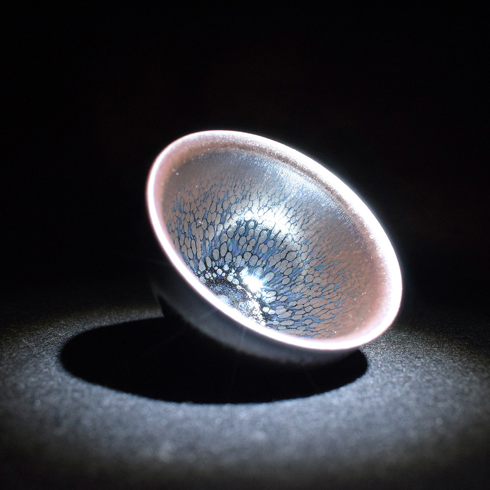 建盏茶杯兔毫油滴盏