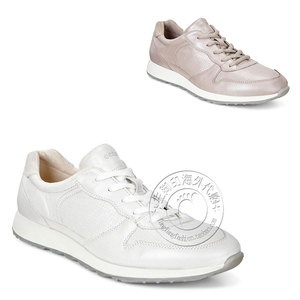 430623 ecco爱步休闲真皮女鞋 时尚复古平底系带运动鞋 丹麦专柜直邮