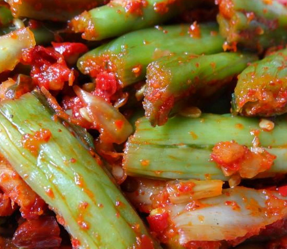 1份2包抚州菜梗新鲜农家自制田园特产婆婆菜根江西临川绿菜梗超辣