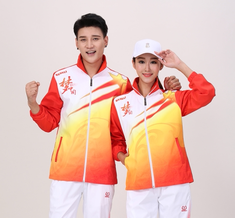 特价领奖运动装女 套装_2018年秋季恒力运动服外套套装 领奖服 比赛服