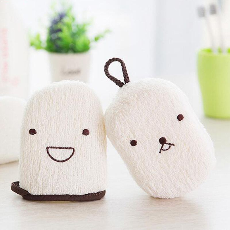 清新小熊海绵沐浴球可爱卡通成人沐浴花搓澡