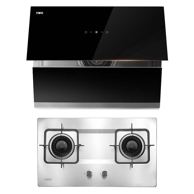 macro/万家乐 a532油烟机燃气灶套餐 家用侧吸式吸油烟机厨房灶具