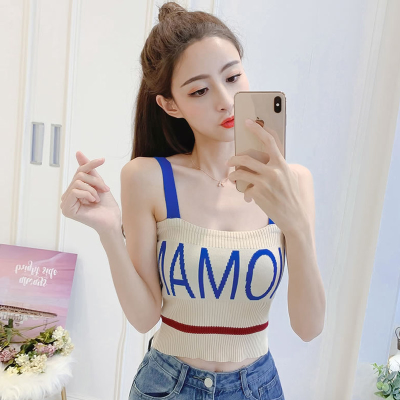 搭背心女性感紧身上衣夏装2019新款百搭短款外穿露脐吊带打底衫优惠券