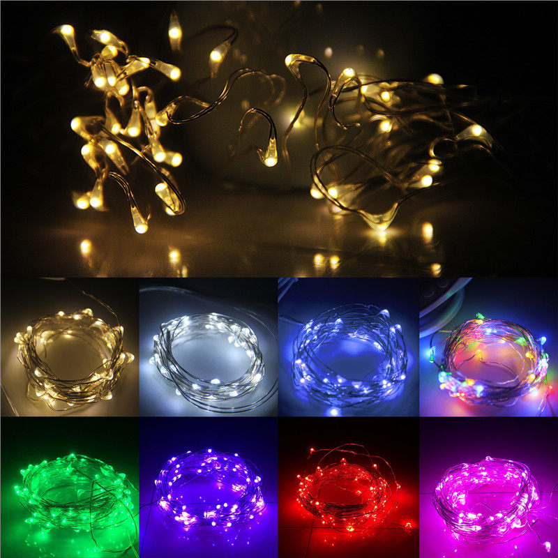 热销少女心房间装饰_防水铜线灯彩灯闪灯串灯粉紫满天星房间装饰星星