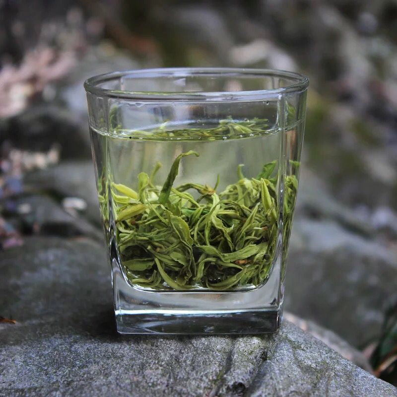 安徽绿茶2017新茶野生茶石台仙寓山茶富硒野茶高山云雾茶叶浓香茶图片