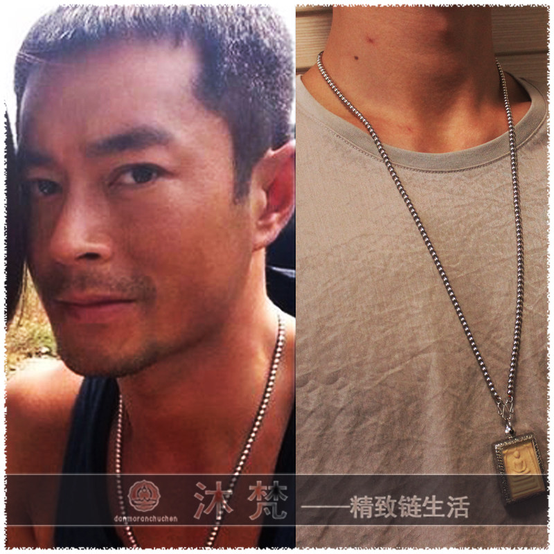 天然水晶双挂佛牌链子2挂泰国佛牌链泰国佛牌专用项链毛衣链