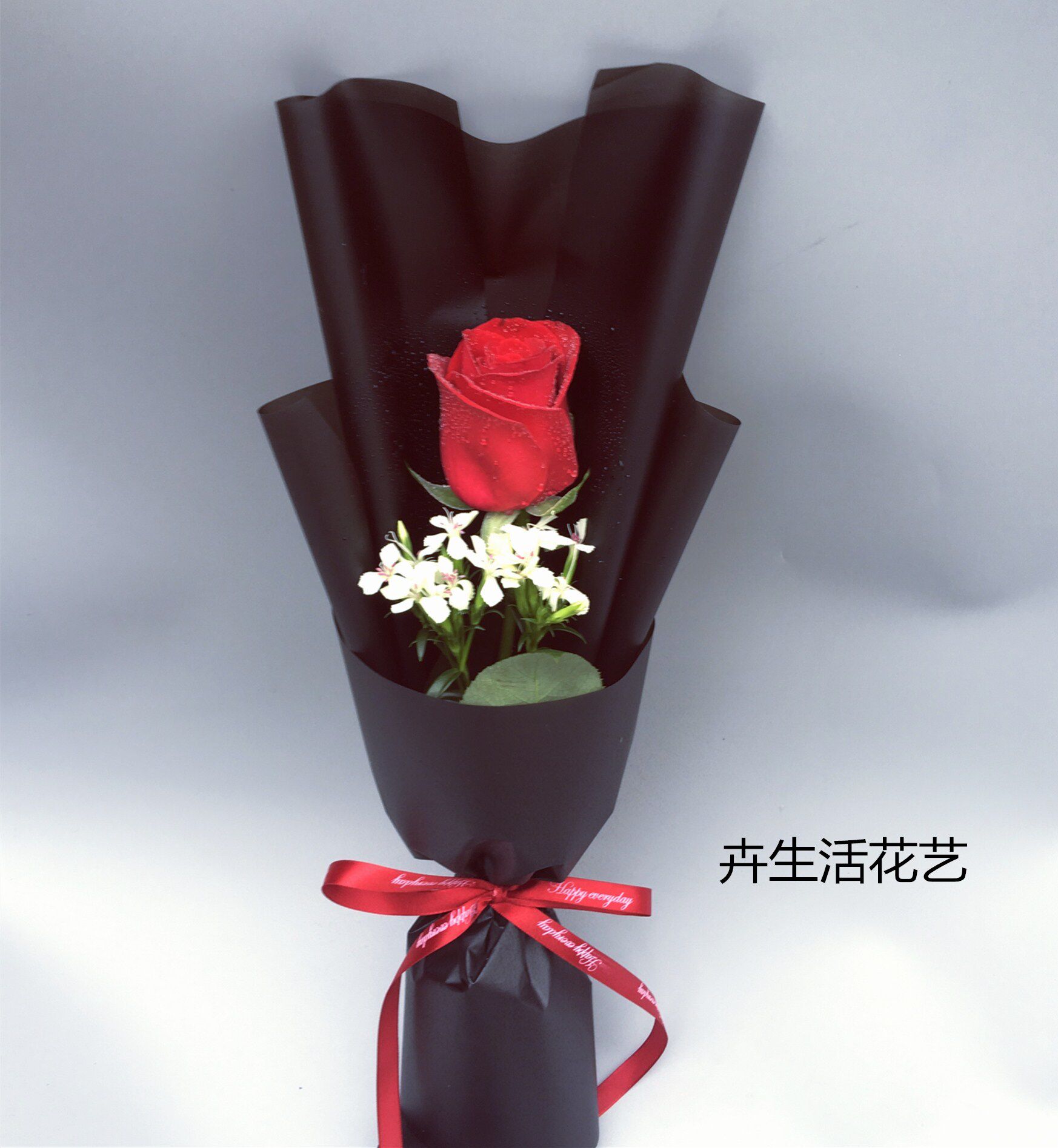 红玫瑰_重庆鲜花单朵包装玫瑰红玫瑰南坪江北李家陀泥渝中区同城速递