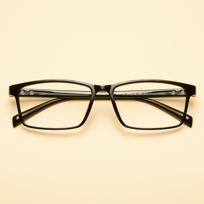 tr90眼镜框男近视眼镜超轻镜架女全框复古圆脸黑框学生平光有度数