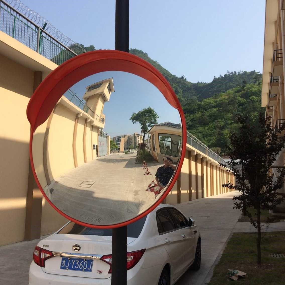 面凸面镜反光镜大交通广角镜室外道路大小死角加装车前眩光范围