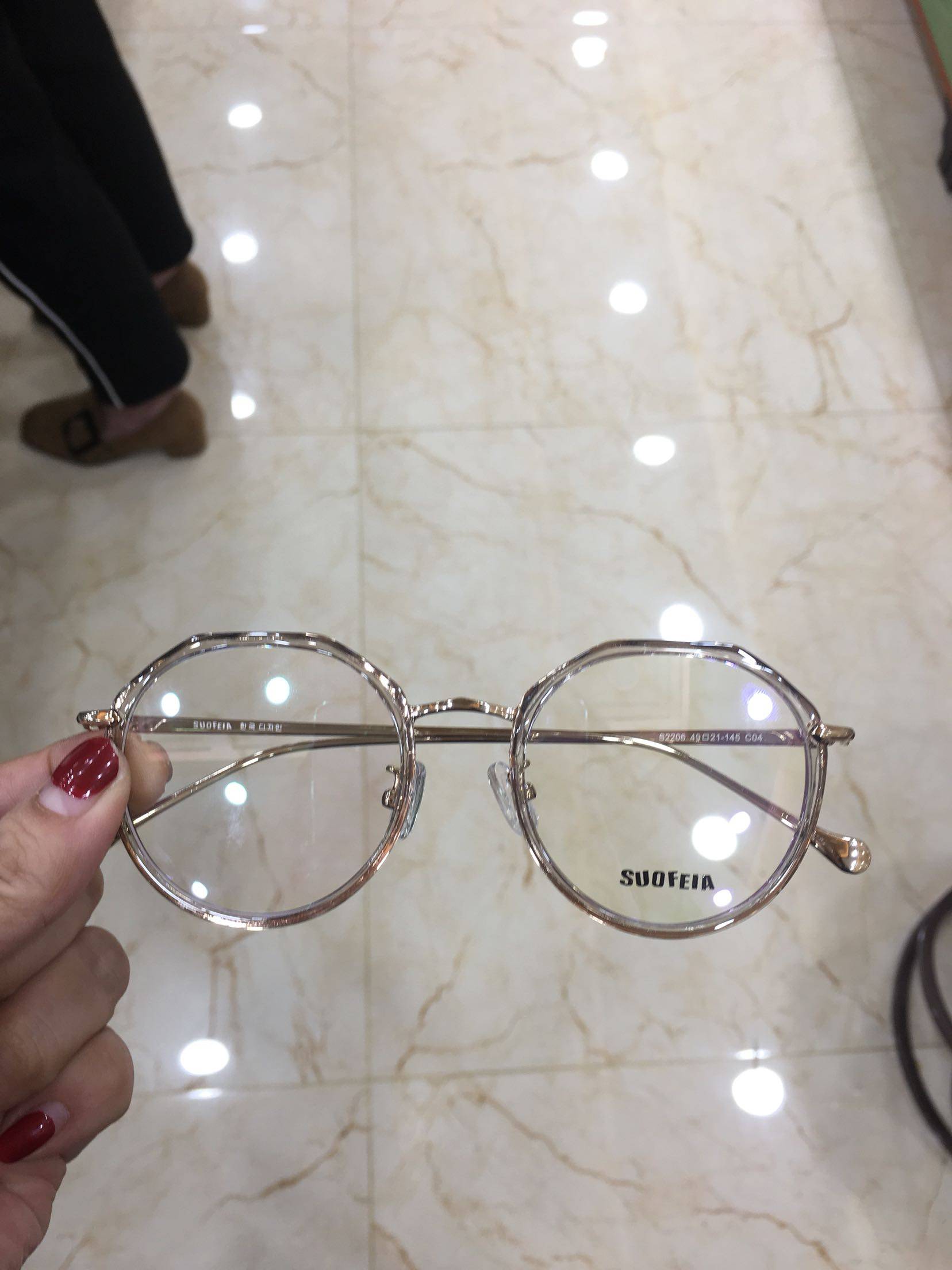 索菲亚tr90索菲雅超轻复古框近视眼镜框架圆框女眼睛架韩版2206