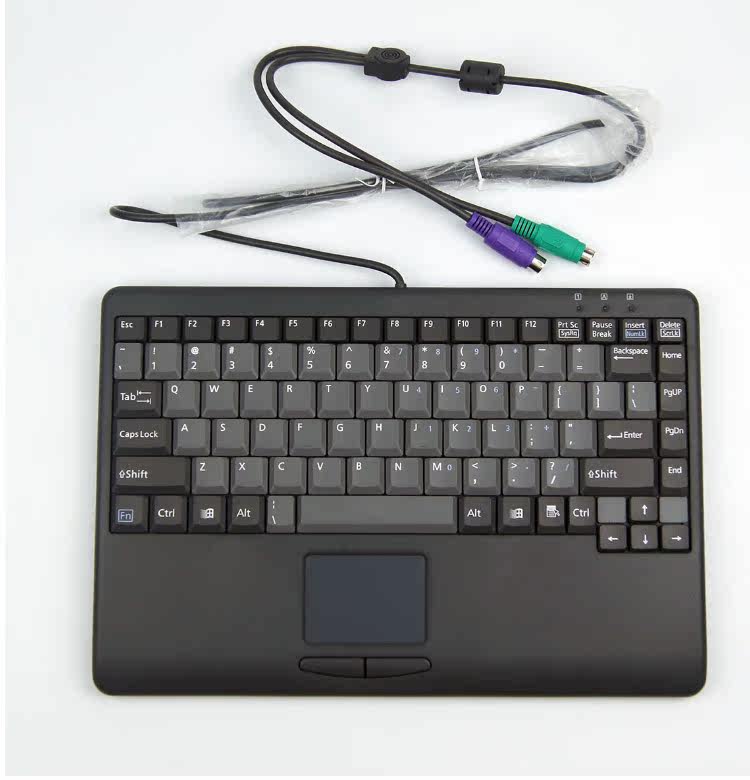 工业键盘 带触控板键盘 工控机专用键盘 lkb88 kb-1011