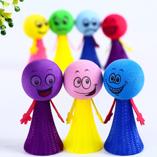 弹跳娃娃儿童玩具创意整蛊地摊货小人小学生孩子幼儿园奖励礼物