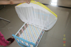 折叠蚊帐怎么收一块