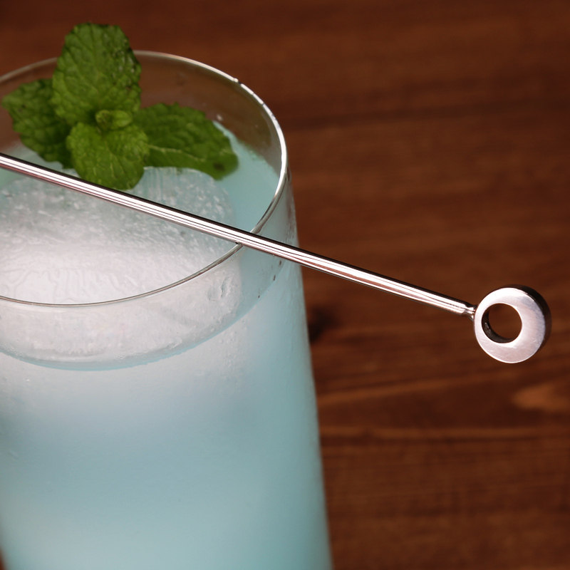 酒吧传奇 进口器具 不锈钢搅拌棒 调酒棒 长饮搅棒 鸡尾酒搅拌勺