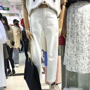 牛仔裤女 修身 长裤