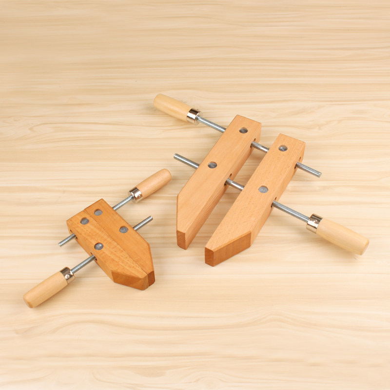 美科榉木平行夹木工夹榉木夹螺杆夹乐器夹提琴夹木工夹子平衡夹