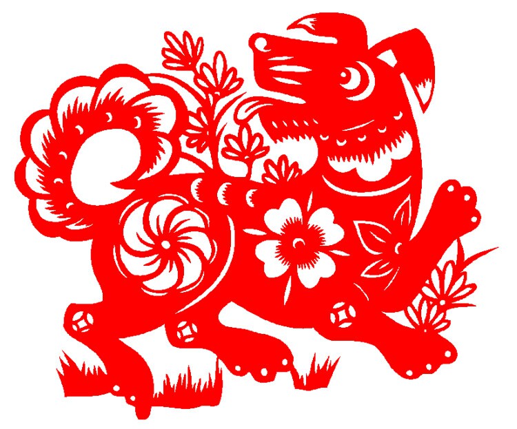 新年门贴纸2018 卡通