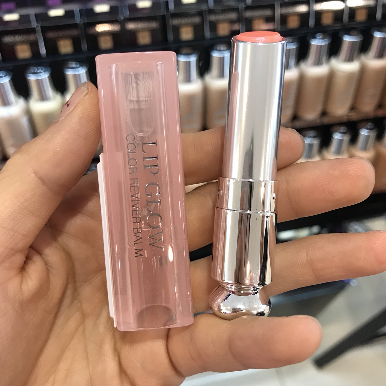 迪奥004变色唇膏_dior迪奥变色唇膏口红 lip glow 保湿润唇膏004/005