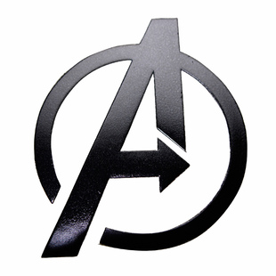 复仇者联盟2 电脑贴纸车贴卡贴 神盾局钢铁侠动漫周边手机金属贴