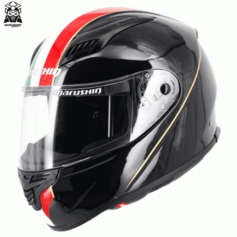 正品马鲁申头盔b5摩托车全盔防雾冬机车赛车头盔全覆式内置蓝牙孔