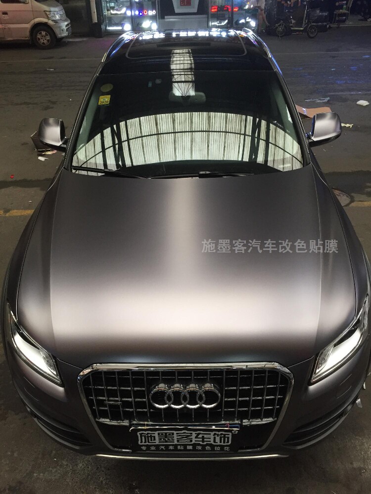 色_上海实体店汽车改色贴膜漆面保护膜 奥迪q5贴电光金属战斗灰优惠券