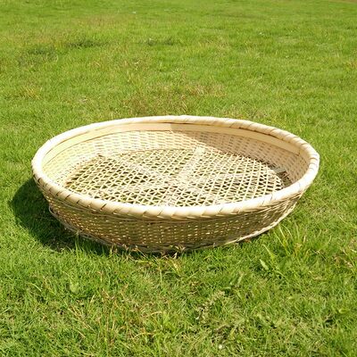 竹编谷筛 稻筛大孔竹筛子农用品手编竹筐 筛稻谷 竹制品 家用手工