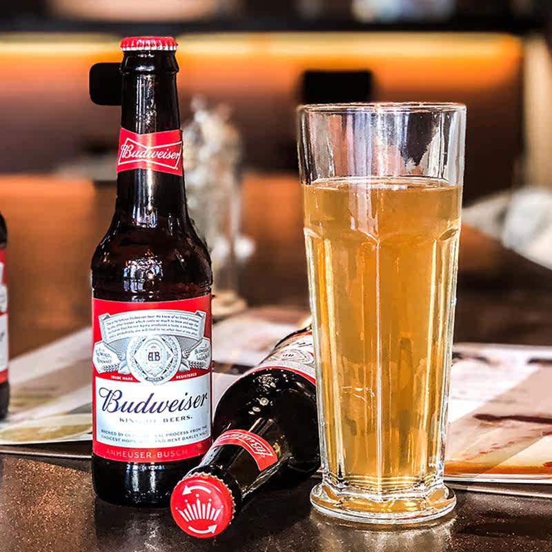 啤酒批发 二十四瓶装_英国原装进口啤酒 百威啤酒旋盖拧盖330ml*6瓶装