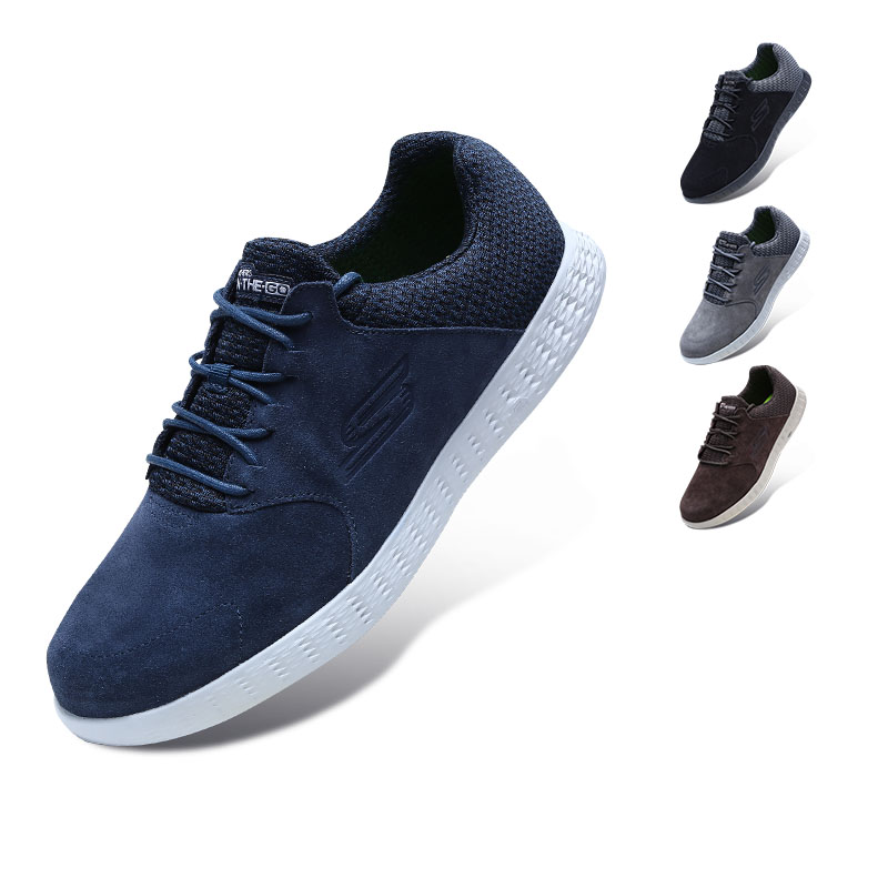 > skechers斯凯奇男鞋保暖休闲运动鞋 时尚舒适运动休闲鞋 53685