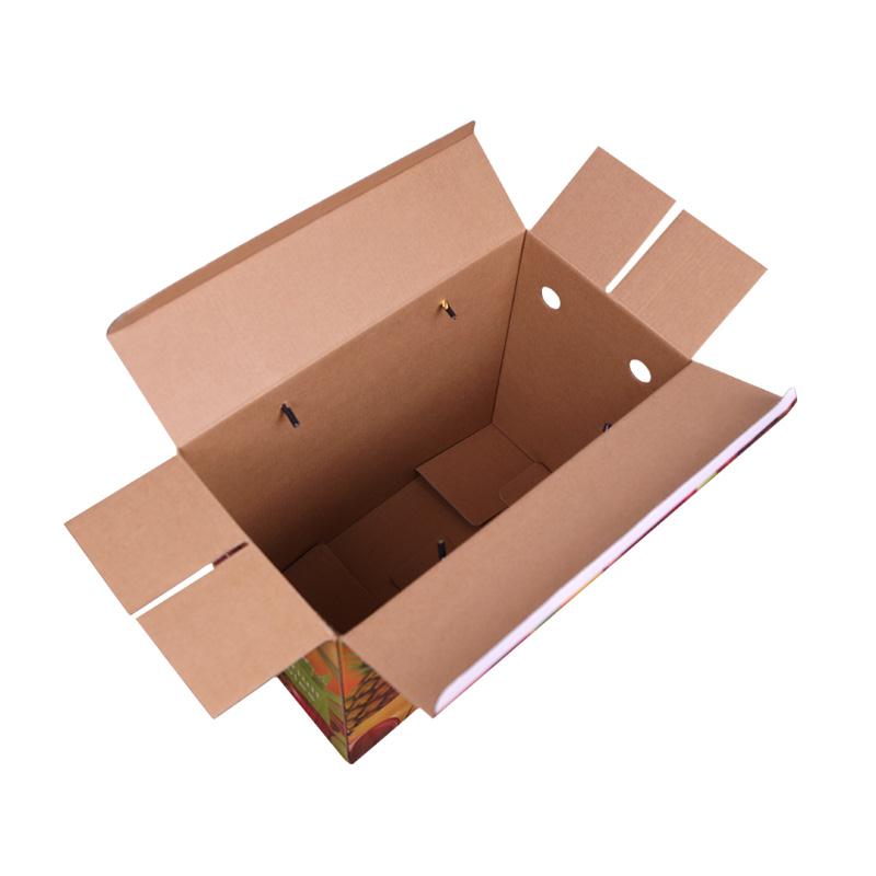 水果箱子包装箱10斤_5斤10斤装通用水果包装箱手提礼盒香梨火龙果纸