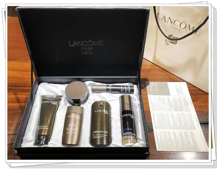 兰蔻套装正品 专柜_护肤品套装男lancome正品超美白补水保湿化妆品