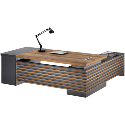 乐威轩办公家具简约大班台胶板老板桌现代电脑桌经理桌dk101_双氙车灯