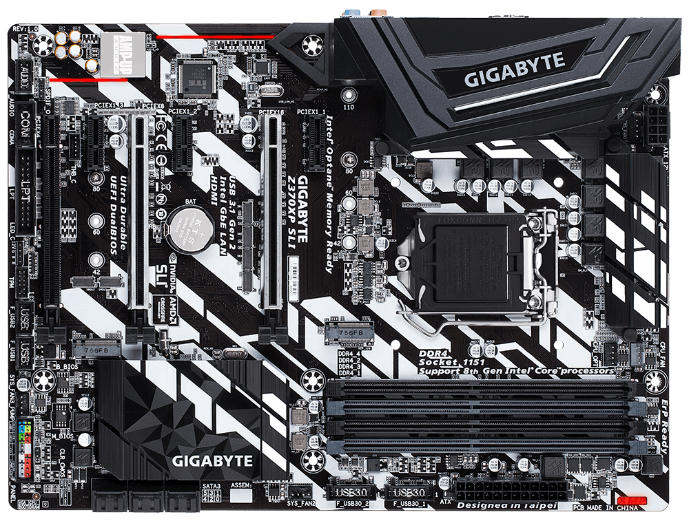 gigabyte/技嘉 z370xp sli 电竞主板 intel i7 8700k cpu电脑套装