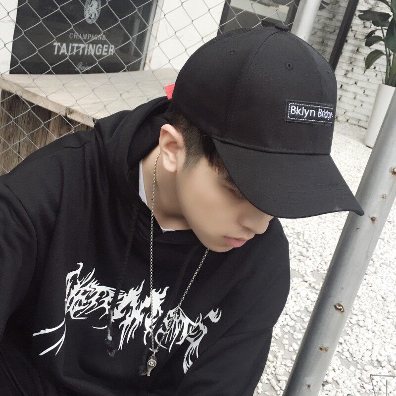 甜美鸭舌帽韩国青年原宿休闲鸭舌帽韩版欧美帅气甜美时尚带子简约5元