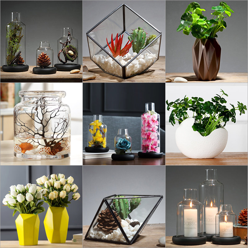 办公室摆件书柜装饰品书架卧室房间摆设玻璃罩小饰品创意家装家居