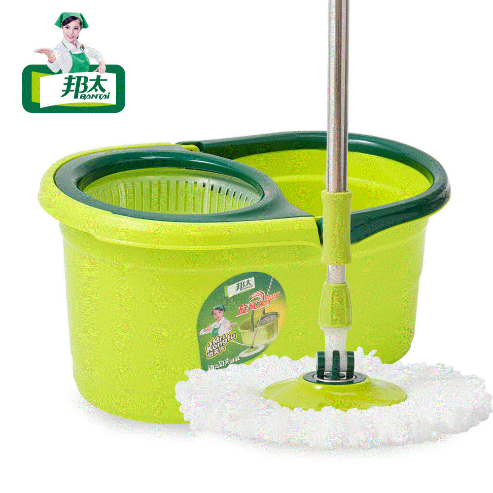 好媳妇_好媳妇邦太旋转拖把桶 手压脱水 旋转脱水优桶神拖把桶拖把头