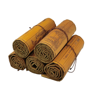 竹简孙子兵法兰亭序三十六计中英文版论语竹简书特色手工艺礼品