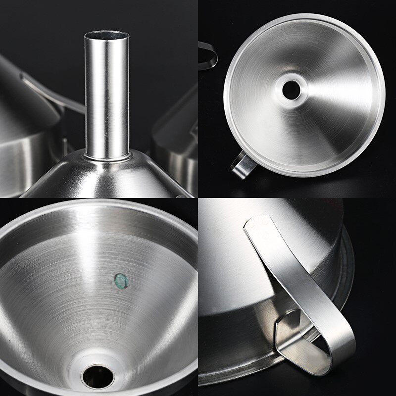 加厚特大号漏斗 304不锈钢漏斗 加油漏斗 大口漏斗 无磁钢漏包邮